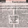 Corsa dei carretti - Corriere di Siena, 9 luglio 2009