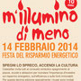 M'illumino di Meno 14 febbraio 2014