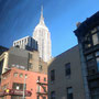 Erster Blick aufs Empire State Building