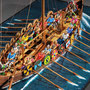 32-28 バイキング船 Viking Ship　　年代：10世紀  製作者：    安藤雅浩  製作期間：  1年  ジオラマ
