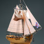 34-22 レゾリューション H.M.S.RESOLUTION  国　籍   nationality     イギリス 建造年  age     18世紀 縮　尺   scale  1/50 製作方法 kit キット 製 作：星野　元典 Motonori Hoshino