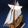 35-17  レゾリューション　 HMS RESOLUTION　  年代  　18世紀初  　  船籍  イギリス　　  縮尺 1/70     素材　  自作　  Scratch built    製作者  松下 利夫   Toshio Matsushita