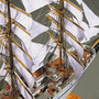 34-45 日本丸  NIPPONMARU　　国　籍    nationality     日本 建造年    age     1984 縮　尺    scale    1/160 製作方法 kit   キット 製 作： 稲川 健二　Kenji Inagawa
