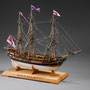 34-33 バウンティー  H.M.S.BOUNTY  国　籍   nationality     イギリス 建造年   age     1787 縮　尺   scale   1/100 製作方法 kit   キット 製 作：井上　雄治　Yuji Inoue