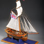 34-35 ハンター  HUNTER　　国　籍   nationality     イギリス 建造年   age     1797 縮　尺   scale    1/72 製作方法 scratchbuilt     自作 製 作： 塩谷 敏夫　Toshio Shioya