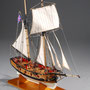 34-36 ルビー Ⅱ  RUBY Ⅱ　国　籍    nationality     イギリス 建造年    age     1810 縮　尺    scale    1/48 製作方法 scratchbuilt     自作 製 作： 川島 壮介　Sousuke Kawashima