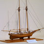 34-40　 フライング・フィッシュ 　　FLYING FISH　　国　籍    nationality     アメリカ 建造年    age     1860 縮　尺    scale    1/50 製作方法 kit   キット 製 作： 中山 良夫　Yoshio Nakayama