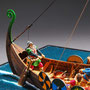 32-28 バイキング船 Viking Ship　　年代：10世紀  製作者：    安藤雅浩  製作期間：  1年  ジオラマ