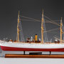 34-46  明治丸  MEIJIMARU　　国　籍    nationality     日本 建造年    age     1970 縮　尺    scale    1/96 製作方法 scratchbuilt     自作 製 作： 赤道 達也　Tatsuya Akamichi