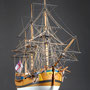 34-28 エンデバー  ENDEAVOUR  国　籍   nationality     イギリス 建造年  age     1768 縮　尺   scale     1/60 製作方法 scratchbuilt     自作 製 作：満原俊博　Toshihiro Mitsuhara