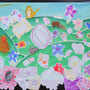 にじのこ保育園壁画 2024（お花は子どもたちの絵）