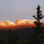 Sunset at the Chugach Mountains