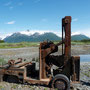 Old Valdez, overgebleven een oude heftruck