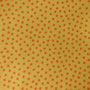  Webstoff Kleine Pünktchen orange auf gelb (Westfalen)