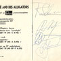 Rene & the Alligators (1961) achterkant van hun Fontana   publiciteitsfoto met handtekeningen.