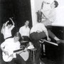 The Giants (1960/61) jamparty vlnr: Henk Smitskamp,  Walter Fick, Ton Dijkmans, Wil vd Hurk, Hans de Wekker