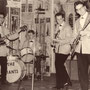 The Giants (optreden Leiden 29 maart 1962) vlnr: Eddy Klee, Hans de Wekker, Henk Smitskamp, Willy Wissink