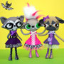 Raccooral, Mousebelle & Pugtricia