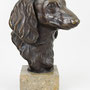 Naglo, Ilse, Bronzefigur 'Setter', um 1940, Höhe 31cm