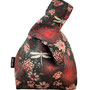 Sac Knotbag japonais Crépuscule à motifs floraux et libellule de la marque Saku Saku