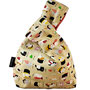 Sac Knotbag japonais reversible à motifs de sushis et de chats de la marque Saku Saku