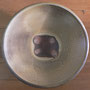 JACK TROY - VERY LARGE OPEN BOWL/BIRD BATH, STONEWARE, WOOD FIRED IN NOBORIGAMA KILN POSSIBLY DURING A WORKSHOP - 13cmH x 62cmD, 12kg - #JT25