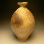 JACK TROY - BOTTLE VASE, PORCELAIN, FIRED IN JUNIATA ANAGAMA KILN - 28cmH x 17cmD, 1.5kg - #JT11