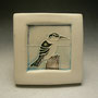 FIONA TUNNICLIFFE - KING FISHER TILE WITH HANGER - 9.5cmH x 9.5cmW x 2cmD, 0.2kg - NZ$30 - #FT52