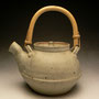 WARREN MACKENZIE - TEAPOT, STONEWARE, SEMI-MATT GREY GLAZE, 1,000ml/4CUPS - 12cmH(WITHOUT HANDLE) x 18cmW, 0.9kg - #WM9R