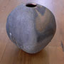 JACK TROY - LARGE PADDLED 4 SIDED ORB, STONEWARE, ANAGAMA FIRED IN HIS STUDIO KILN, ANOTHER VERY IMPRESSIVE PIECE - 45cmH x 40cmW x 38cmD, 12kg - #JT26
