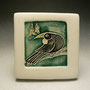 FIONA TUNNICLIFFE - TUI TILE WITH HANGER - 9.5cmH x 9.5cmW x 2cmD, 0.2kg - NZ$30 - #FT51.....SOLD