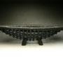 PETER COLLIS - MEDIUM WAKA, BLACK - 11cmH x 46cmW x 15cmD, 1.2kg - #PC284