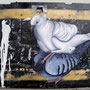 "o.T.", Acryl und Öl auf Holz, 2009