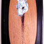 "follow the white rabbit", 1,67 x 0,74m, Öl, Lack & Acryl auf Holz, 2011