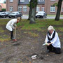 Fotos bei Andrea Weinke-Lau, Verein Gross Laasch Flexibel e.V., Spenden-Pflanzaktion