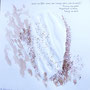 galet 3 gaufrage, brou de noix et sable sur papier Fleur de coton- 5 exemplaires