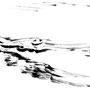 Dessin Nuage réalisé à l'encre de chine