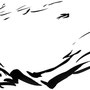 Dessin d'hirondelle à l'encre de chine