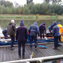 Jeden Morgen ist es immer ein Gewusel bis alle ihren Platz im Boot gefunden haben. 