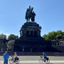 Reiterstandbild Kaiser Wilhelm I. am Deutschen Eck in Koblenz.