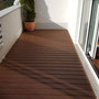 WPC PLUS Terrassendielen Braun Balkon Loggia