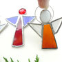 Engel 3er Set Baumschmuck Tiffany Schutzengel