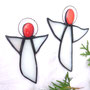 Engel 2er Set Baumschmuck Tiffany Schutzengel