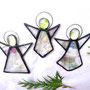Engel 3er Set Baumschmuck Tiffany Schutzengel