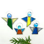 Engel 4er Set Baumschmuck Tiffany Schutzengel