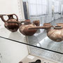 Vasi funerari in ceramica rinvenuti nel cimitero di Tappeh Sialk (Kāshān), 850-550 a.C. - National Museum of Iran, Teheran