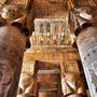Le colonne con teste hathoriche del Tempio di Dendera