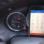 エンジンオイルプレッシャーが表示できるということで早速、car scannerを導入しました。ＯＢＤ２ユニットはアンドロイド用に使用したものが問題なく利用できた。WIFI用など3個のドングルを購入したがエラーしたり適当なものがなかった。DIYはとにかく無駄が多い。