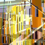 Überlagerung VII   2011   -  Acrylfarbe auf LW  -   1,5m x 1,5m  sold