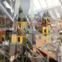 MÜNCHEN III  2019   -   Acrylfarbe auf LW   -   1,6m x 1,9m  price on request